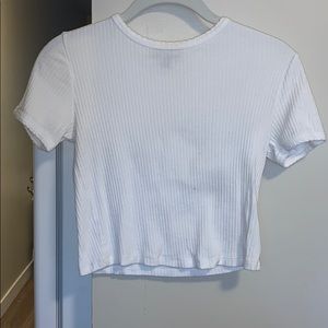 Ribbed crop top